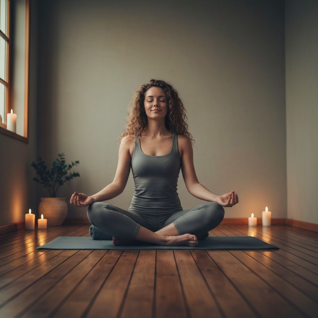 Friedliche Entspannungsszene mit ruhiger Atmosphäre